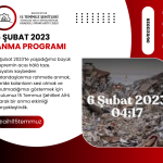 6 Şubat 2023 Anma Programı