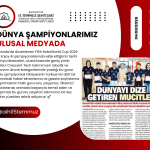 Dünya Şampiyonlarımız Ulusal Medya’da!